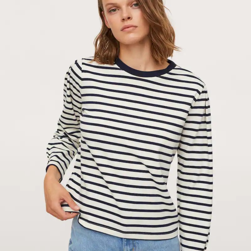 Striped long sleeves t-shirt